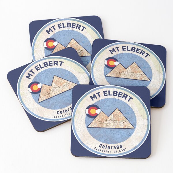 Item preview, Colorado Mountain Sunset Map - Mt Elbert designed and sold by Willz Designz.