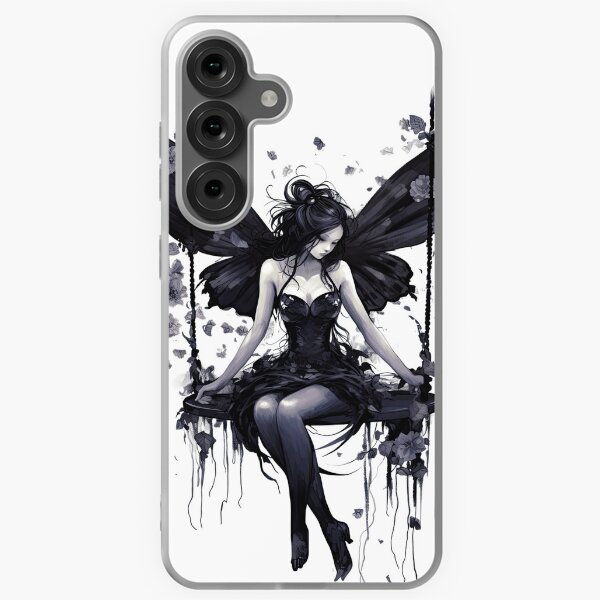 Item preview, Dark Floral Gothic Inspired Swinging Fairy Fantasy designed and sold by JstPeachy.