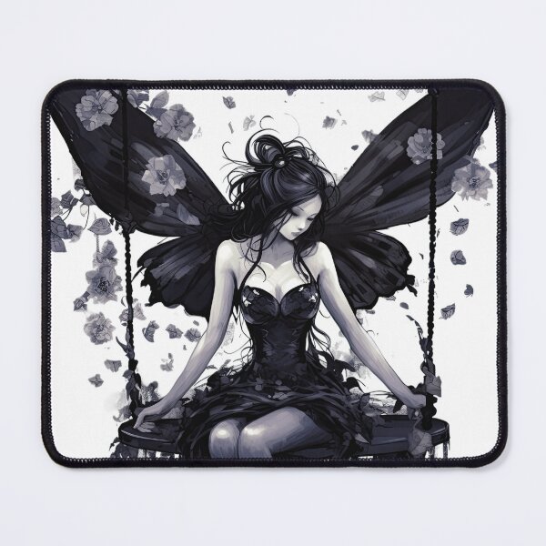 Item preview, Dark Floral Gothic Inspired Swinging Fairy Fantasy designed and sold by JstPeachy.
