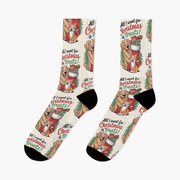 Item preview, All I Want for Christmas is Treats Design designed and sold by MolonasDesigns.