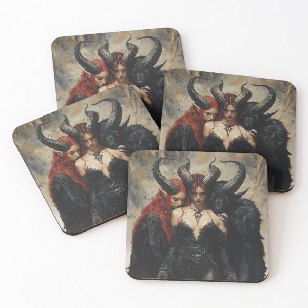 Item preview, Demons Three designed and sold by CursedbyLilith.