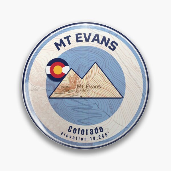 Item preview, Colorado Mountain Sunset Map - Mt Evans designed and sold by Willz Designz.