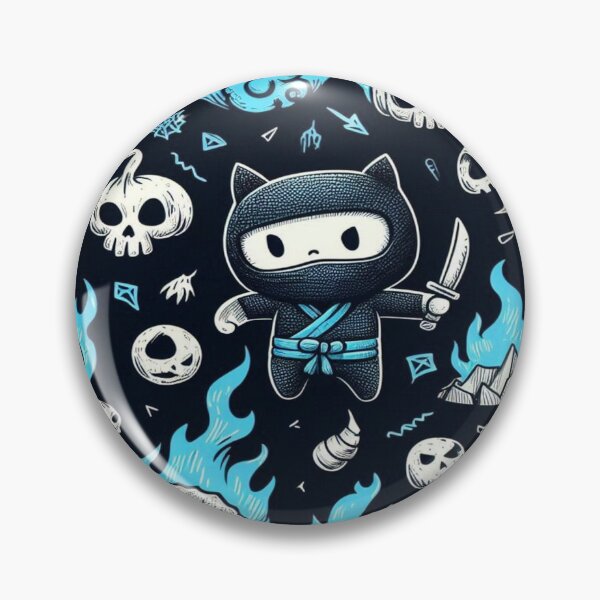 Item preview, Blue Flame Ninja Doodles designed and sold by Imaginarium of Chaos falcon88 .