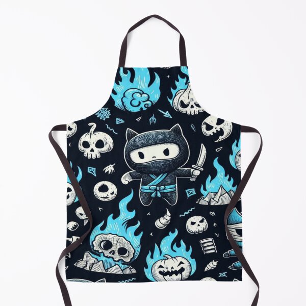 Item preview, Blue Flame Ninja Doodles designed and sold by Imaginarium of Chaos falcon88 .