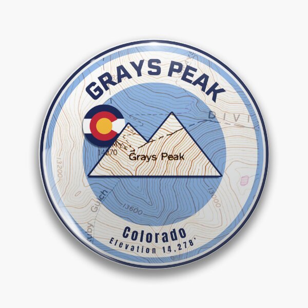 Item preview, Colorado Mountain Sunset Map - Grays Peak designed and sold by Willz Designz.
