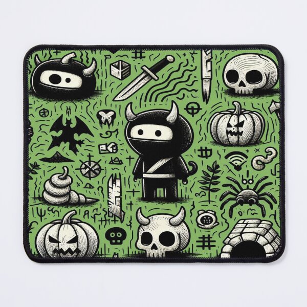 Item preview, Green Shadow Ninja Doodles designed and sold by Imaginarium of Chaos falcon88 .