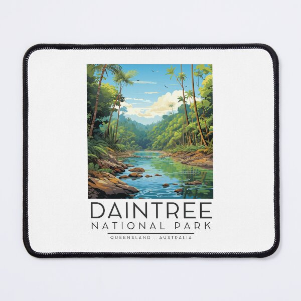 Item preview, A Vintage Illustration of Daintree National Park - Queesnland - Australia designed and sold by GoodOldVintage.