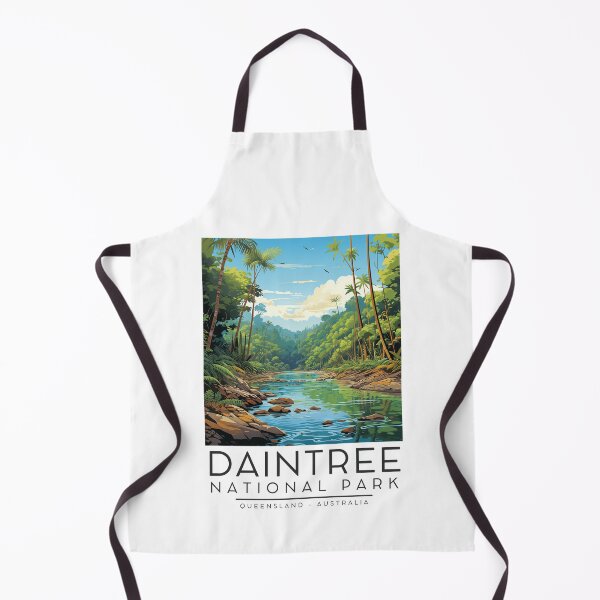 Item preview, A Vintage Illustration of Daintree National Park - Queesnland - Australia designed and sold by GoodOldVintage.