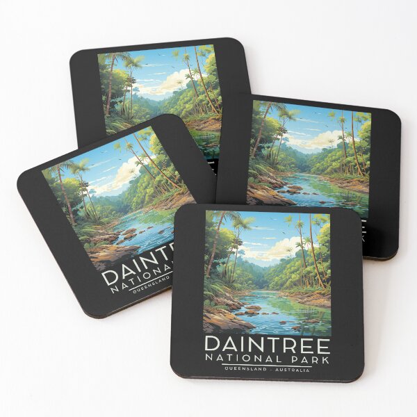 Item preview, A Vintage Illustration of Daintree National Park - Queesnland - Australia designed and sold by GoodOldVintage.