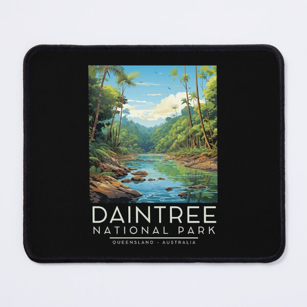 Item preview, A Vintage Illustration of Daintree National Park - Queesnland - Australia designed and sold by GoodOldVintage.