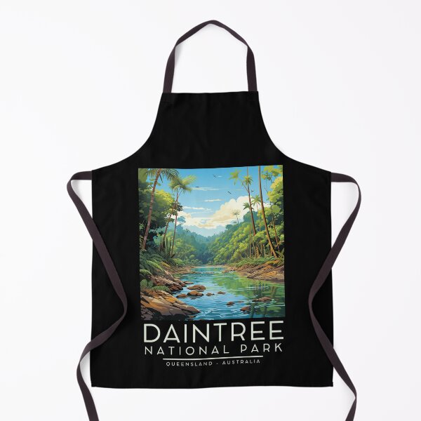 Item preview, A Vintage Illustration of Daintree National Park - Queesnland - Australia designed and sold by GoodOldVintage.