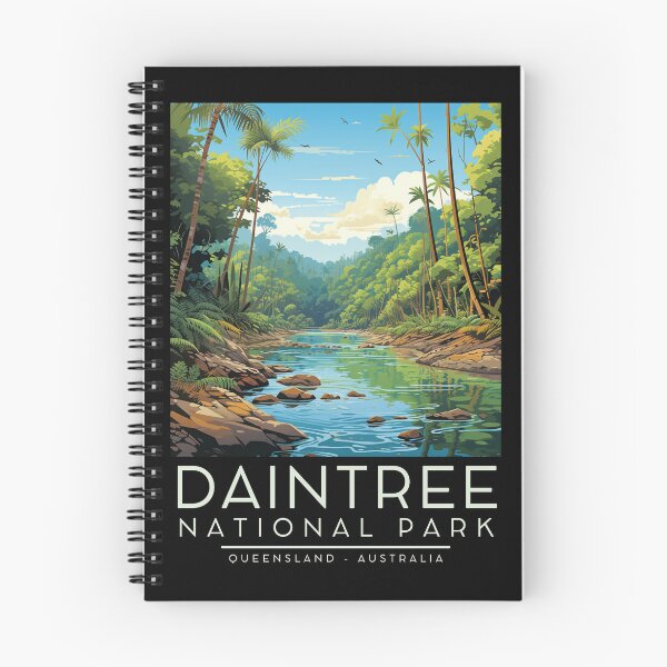 Item preview, A Vintage Illustration of Daintree National Park - Queesnland - Australia designed and sold by GoodOldVintage.