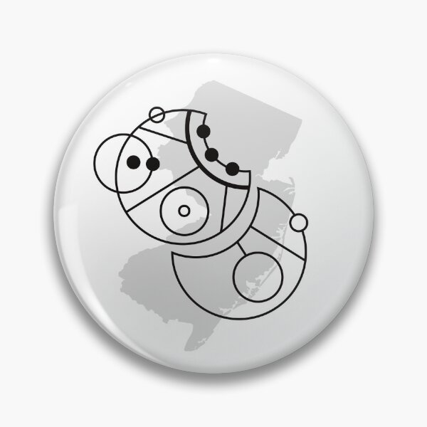 Item preview, New Jersey Circular Gallifreyan designed and sold by protagonistivy.