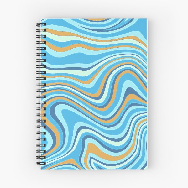 Item preview, Retro Pastels Liquid Swirl Abstract Lines Pattern Grungy Art 1 of 4 designed and sold by Beachy.