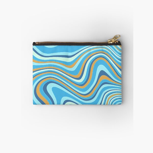 Item preview, Retro Pastels Liquid Swirl Abstract Lines Pattern Grungy Art 1 of 4 designed and sold by Beachy.