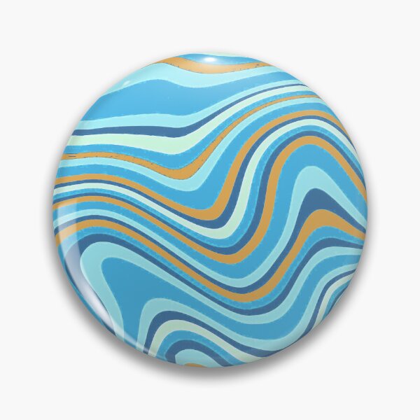 Item preview, Retro Pastels Liquid Swirl Abstract Lines Pattern Grungy Art 1 of 4 designed and sold by Beachy.