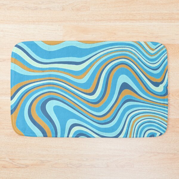 Item preview, Retro Pastels Liquid Swirl Abstract Lines Pattern Grungy Art 1 of 4 designed and sold by Beachy.