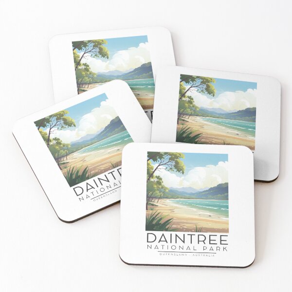 Item preview, A Vintage Illustration of Daintree National Park - Queesnland - Australia designed and sold by GoodOldVintage.