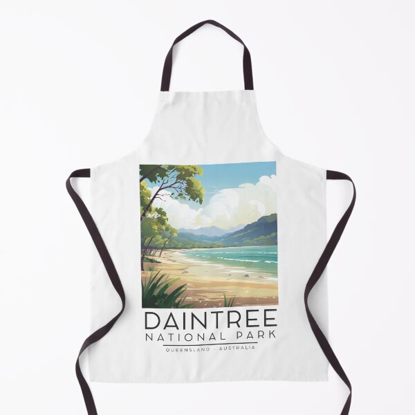 Item preview, A Vintage Illustration of Daintree National Park - Queesnland - Australia designed and sold by GoodOldVintage.