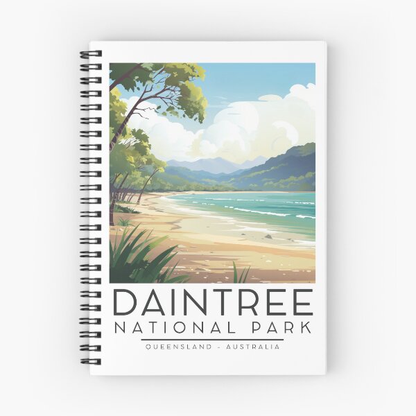 Item preview, A Vintage Illustration of Daintree National Park - Queesnland - Australia designed and sold by GoodOldVintage.