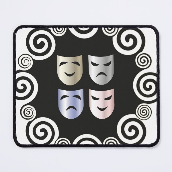 Item preview, Theater of emotions. Masks on the background1 designed and sold by ZorianArt.