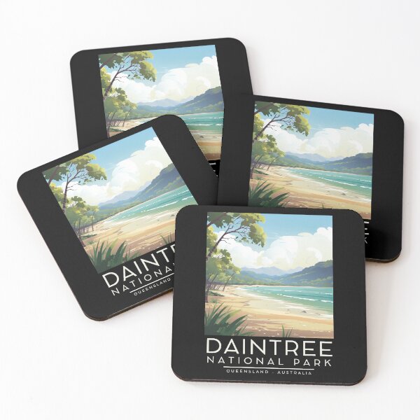 Item preview, A Vintage Illustration of Daintree National Park - Queesnland - Australia designed and sold by GoodOldVintage.