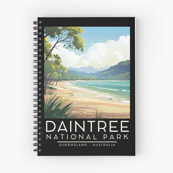 Item preview, A Vintage Illustration of Daintree National Park - Queesnland - Australia designed and sold by GoodOldVintage.