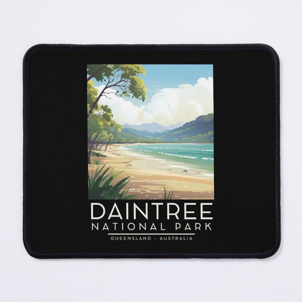 Item preview, A Vintage Illustration of Daintree National Park - Queesnland - Australia designed and sold by GoodOldVintage.