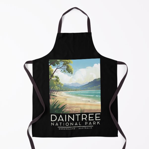 Item preview, A Vintage Illustration of Daintree National Park - Queesnland - Australia designed and sold by GoodOldVintage.