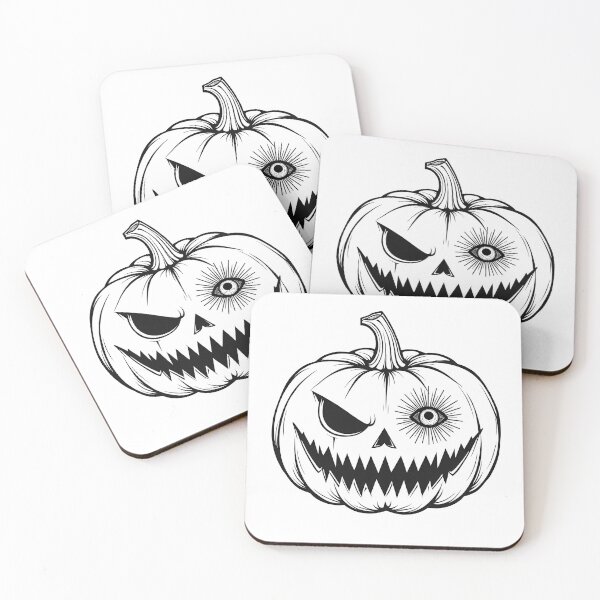 Item preview, Scary Halloween Pumpkin – Spooky and Creepy Art designed and sold by BestChooseArt.