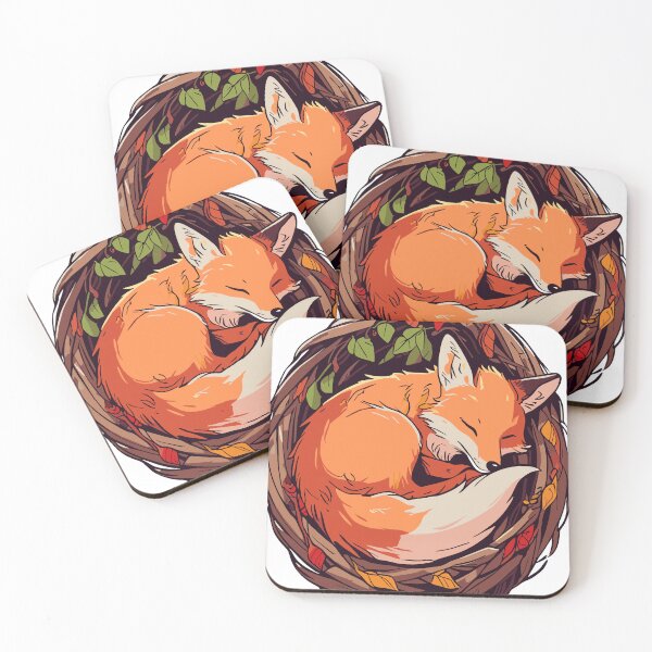 Item preview, Fox in Fall Foliage designed and sold by Artemyx Studio.