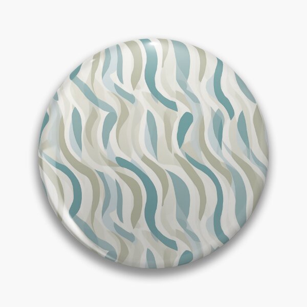 Item preview, Beige and Teal Blue Abstract Wave Pattern designed and sold by ColorOfTheYears.