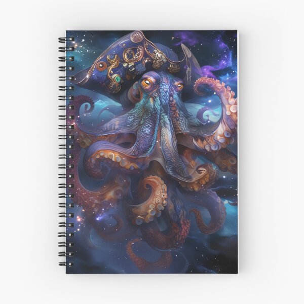 Item preview, Cosmic Pirate Octopus designed and sold by Immarcescible.