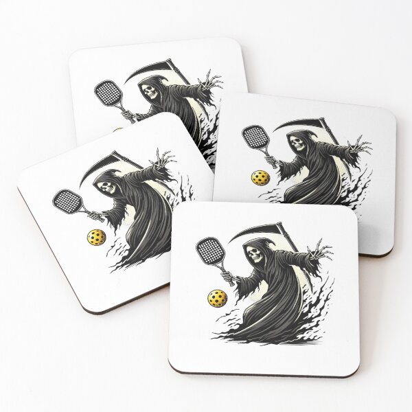 Item preview, Grim Reaper Halloween Pickleball designed and sold by The Junto Shop.