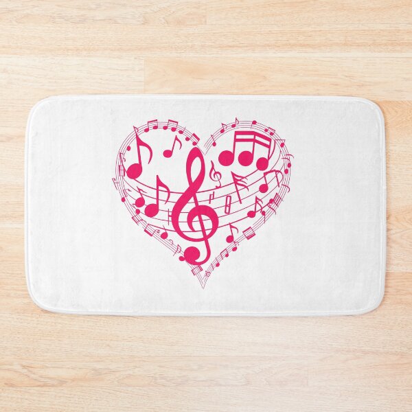 Item preview, Heart and Music Notes – Perfect for Musicians and Music Lovers designed and sold by paulo silveira.