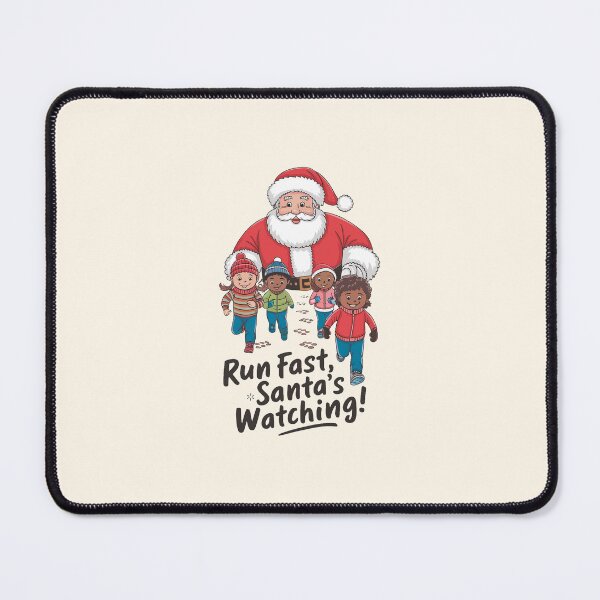 Item preview, Run Fast, Santa’s Watching Design designed and sold by MolonasDesigns.