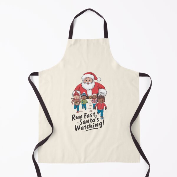 Item preview, Run Fast, Santa’s Watching Design designed and sold by MolonasDesigns.