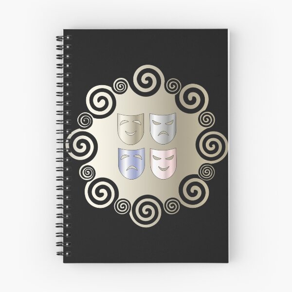 Item preview, Theater of emotions. Masks on the background 2 designed and sold by ZorianArt.