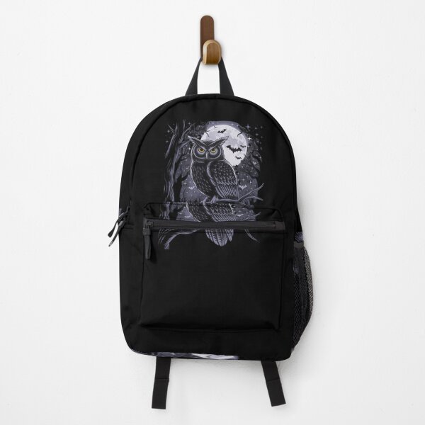 Item preview, SPOOKY OWL WITH GLOWING EYES, HALLOWEEN GRAPHIC  designed and sold by YourTrendyTees.