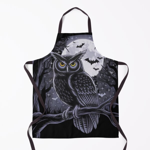 Item preview, SPOOKY OWL WITH GLOWING EYES, HALLOWEEN GRAPHIC designed and sold by YourTrendyTees.