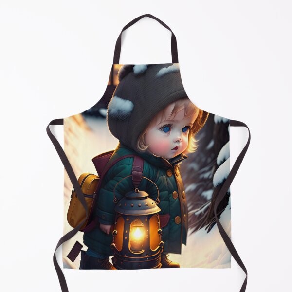Item preview, Toddler Girl Carrying Lantern designed and sold by BubbleGalaxy.