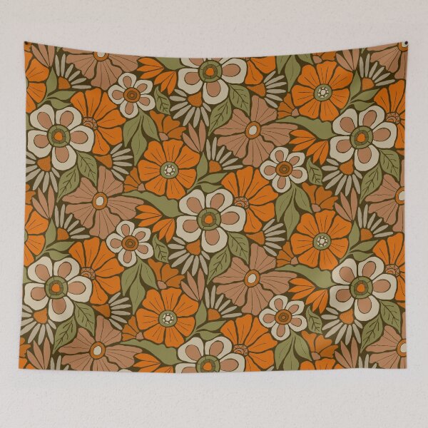 Item preview, Groovy Retro Blossom Parade 1-L designed and sold by MizFlaire.