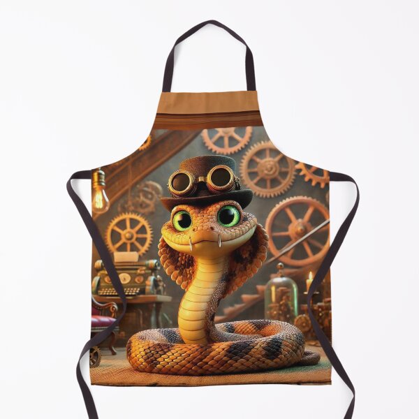 Item preview, Steampunk Eastern Diamondback Rattlesnake designed and sold by Sillytoe.