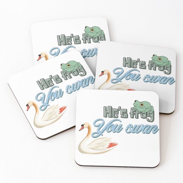 Item preview, He's Frog, You Swan designed and sold by DesignsByMom.
