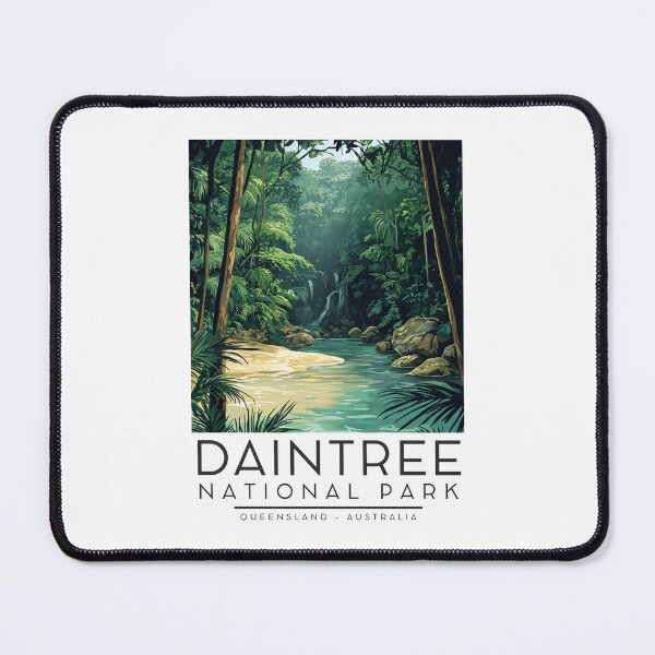 Item preview, A Vintage Illustration of Daintree National Park - Queesnland - Australia designed and sold by GoodOldVintage.