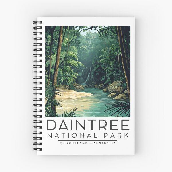 Item preview, A Vintage Illustration of Daintree National Park - Queesnland - Australia designed and sold by GoodOldVintage.