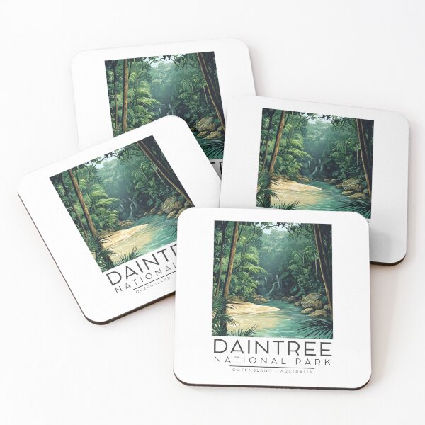 Item preview, A Vintage Illustration of Daintree National Park - Queesnland - Australia designed and sold by GoodOldVintage.