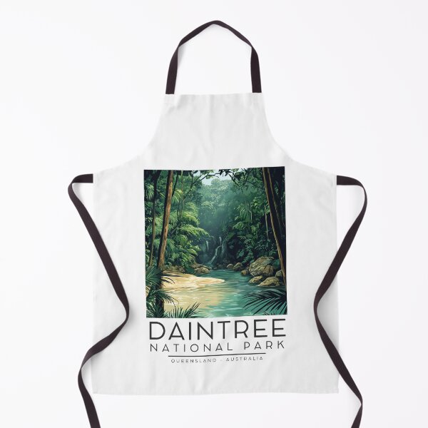Item preview, A Vintage Illustration of Daintree National Park - Queesnland - Australia designed and sold by GoodOldVintage.