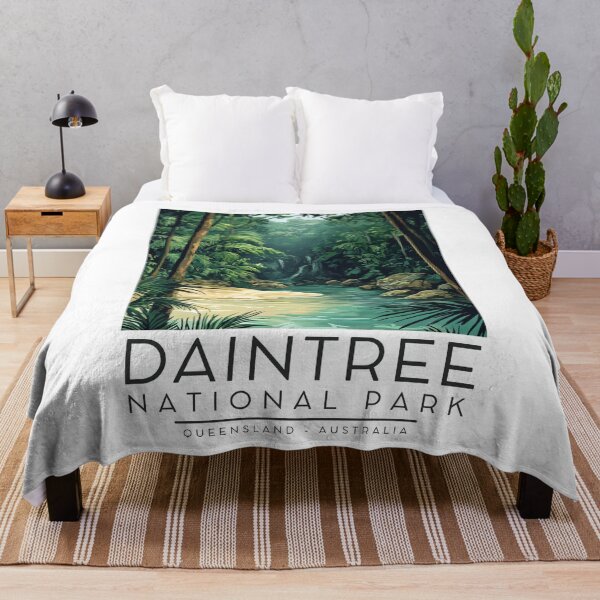 Item preview, A Vintage Illustration of Daintree National Park - Queesnland - Australia designed and sold by GoodOldVintage.