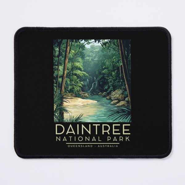 Item preview, A Vintage Illustration of Daintree National Park - Queesnland - Australia designed and sold by GoodOldVintage.